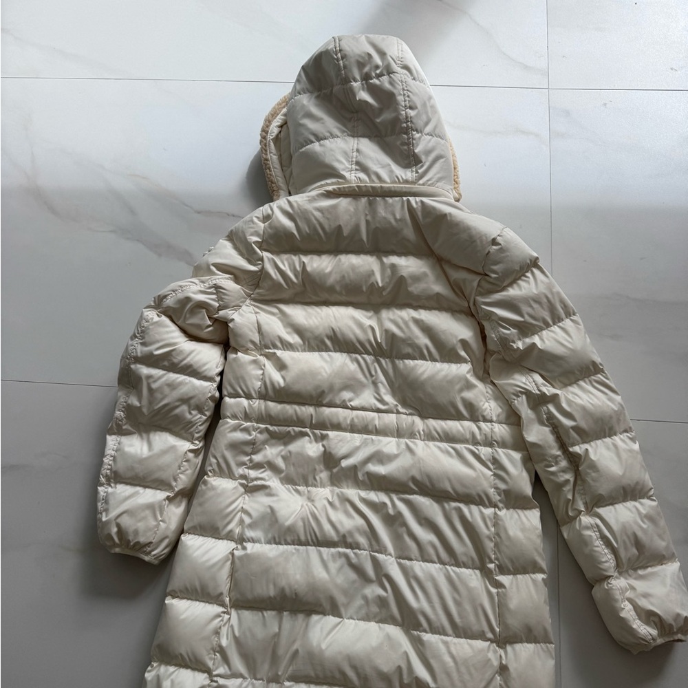 Coach Women's Off-White Hooded Puffer Jacket - Picture 13 of 15